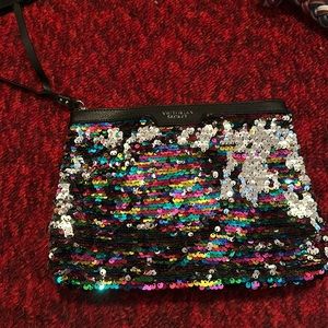 Victoria secret sequin bag